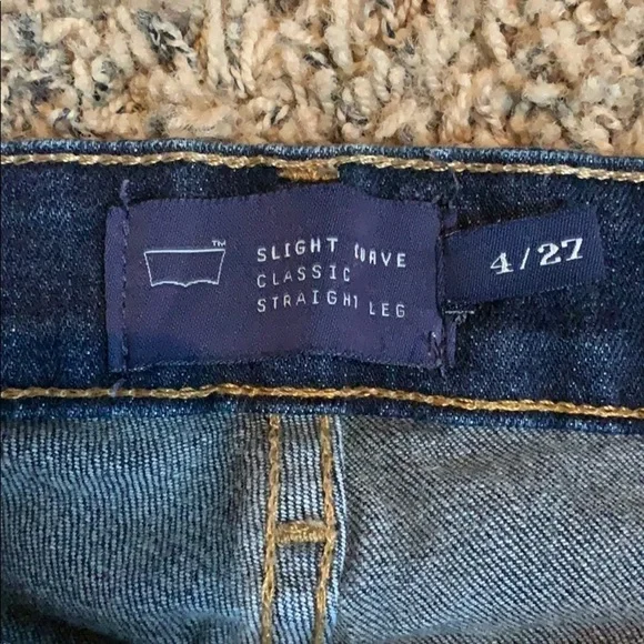 Levi’s Straight Leg Jeans Sz 4 / 27 San Francisco - Picture 3 of 6